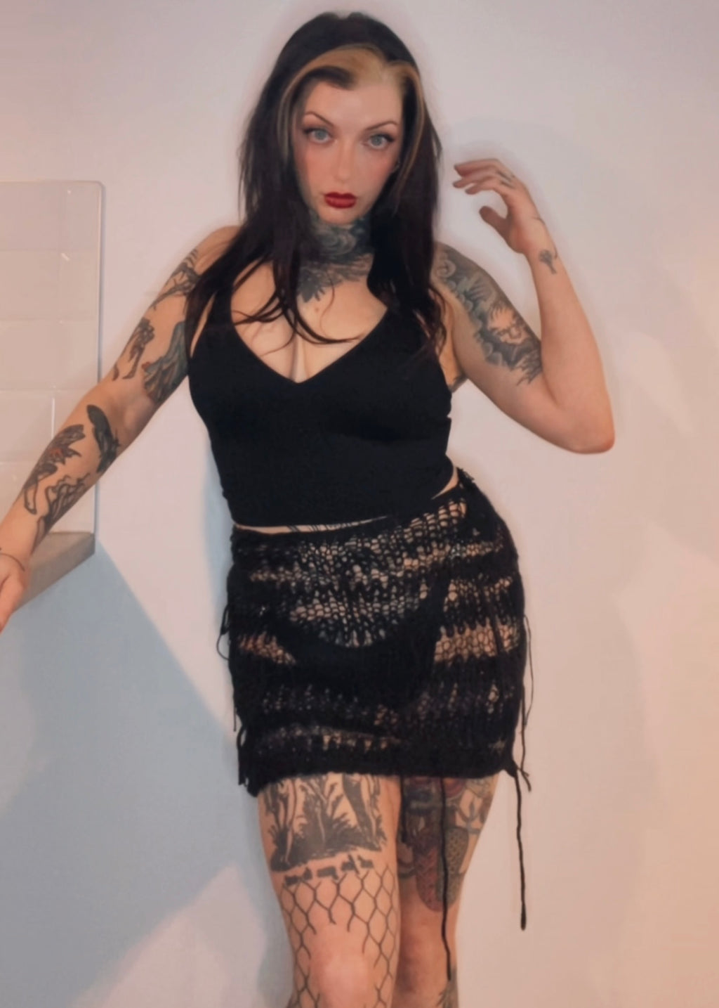 SAMPLE WASTELAND MINI SKIRT MED
