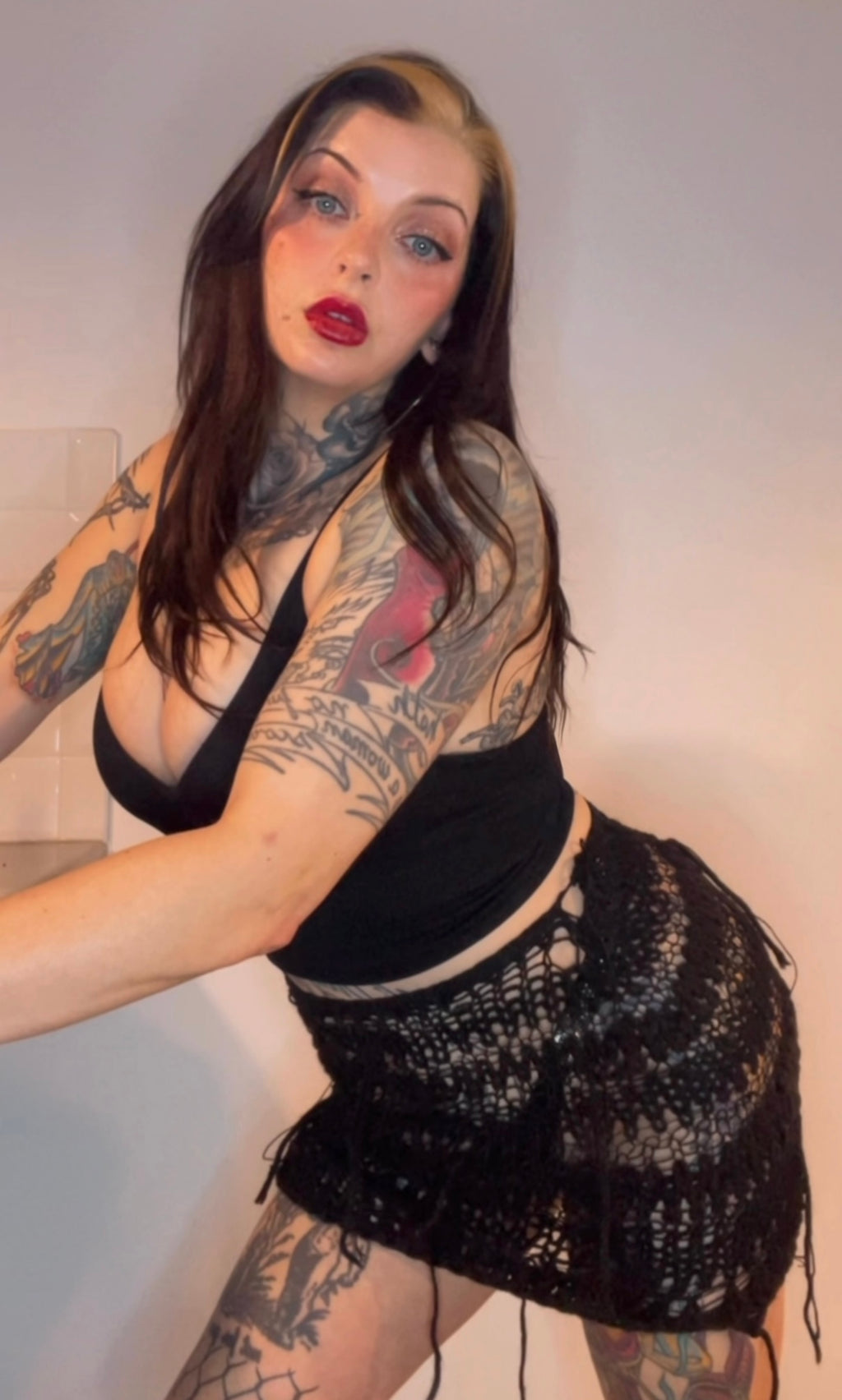 SAMPLE WASTELAND MINI SKIRT MED