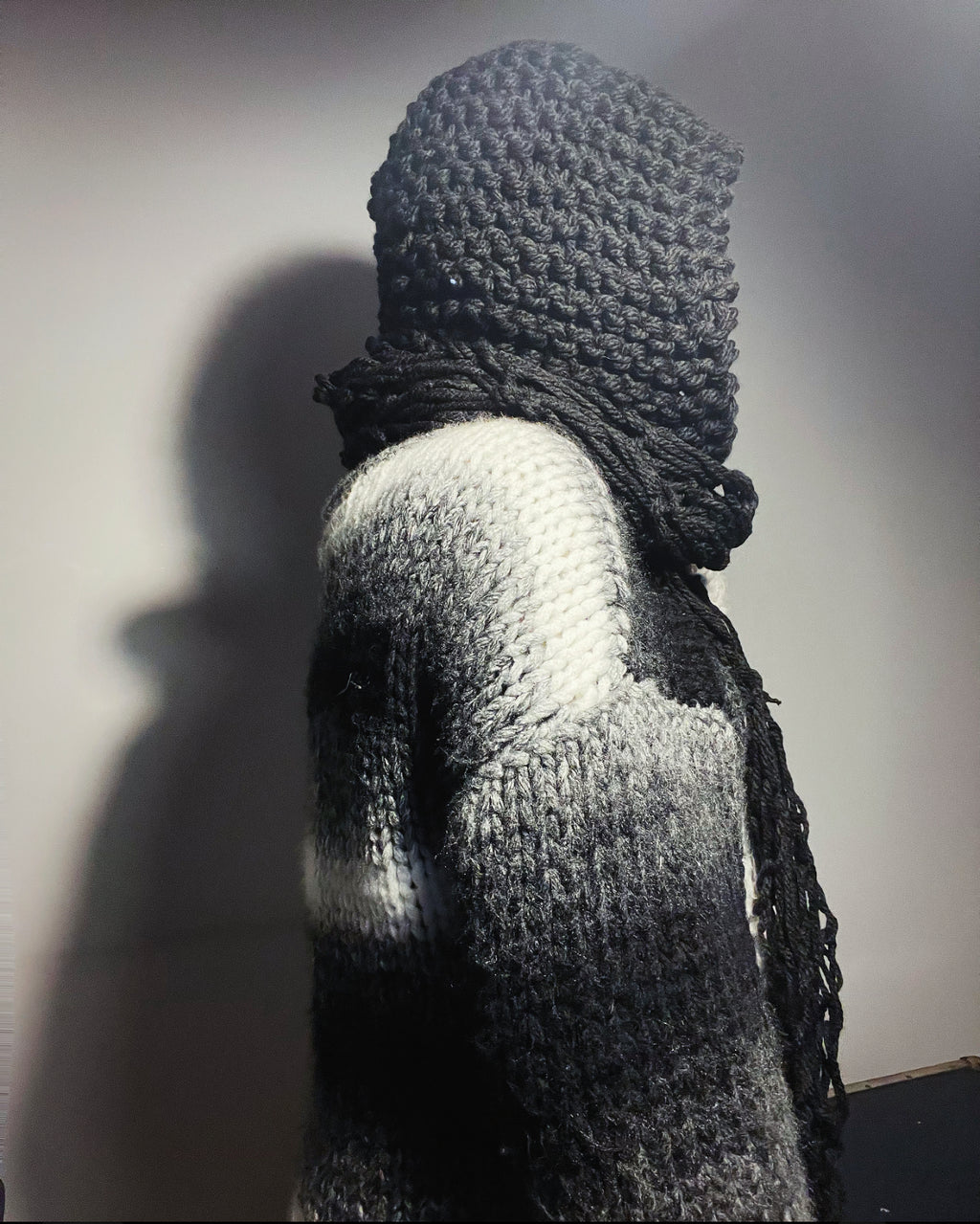 Cocoon hooded scarf