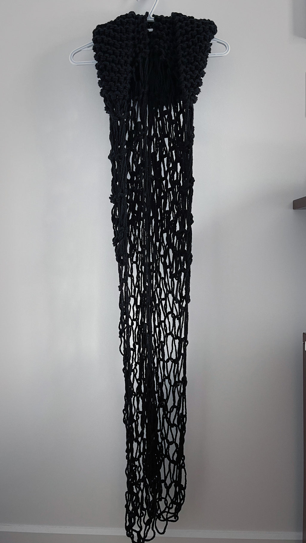 Cocoon hooded scarf
